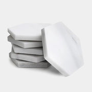 POSAVASO HEXAGONAL MÁRMOL BLANCO