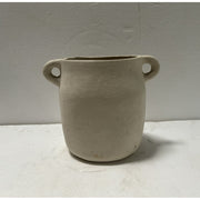 JARRÓN ECO MIX CON ASAS BLANCO S