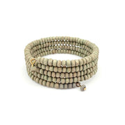 PULSERA MADERA ESPIRAL SAGE