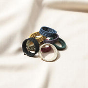 PULSERA MADERA ESPIRAL VERDE