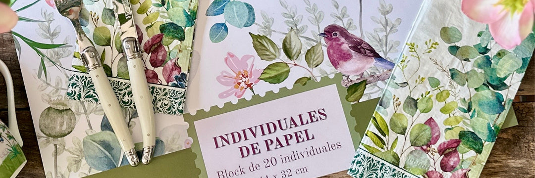 INDIVIDUALES DE PAPEL