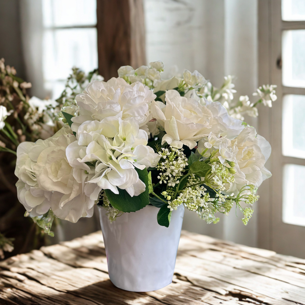 HORTENSIA BLANCA 33CM