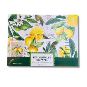 INDIVIDUALES DE  PAPEL LIMONES