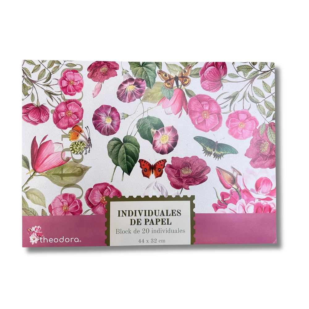 INDIVIDUALES PAPEL BOTANICAL FLOWERS