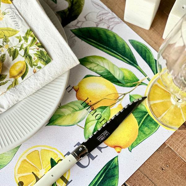 INDIVIDUALES DE  PAPEL LIMONES