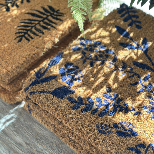 FELPUDO PAJARITO AZUL 45 X 75