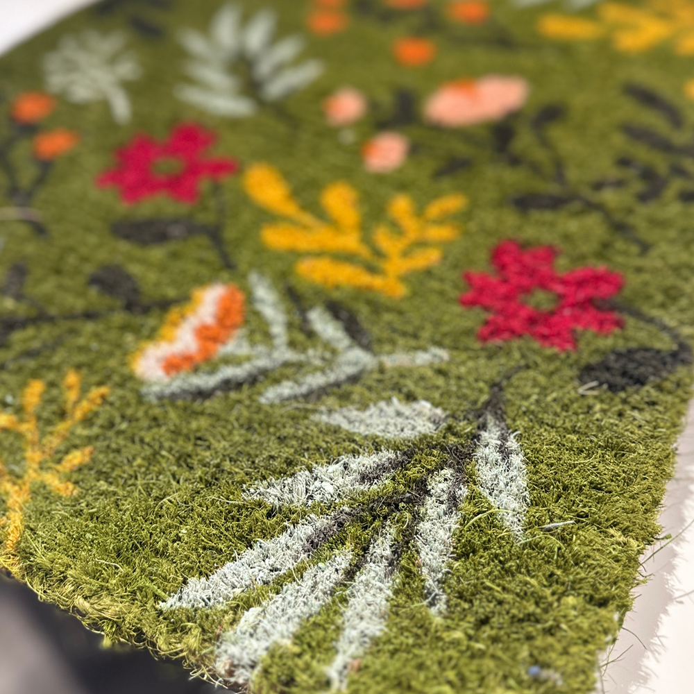 FELPUDO BOSQUE  VERDE  45 X 75