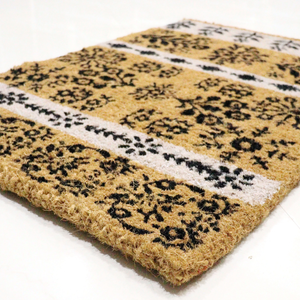 FELPUDO BOHO NEGRO Y BLANCO 60 X 90