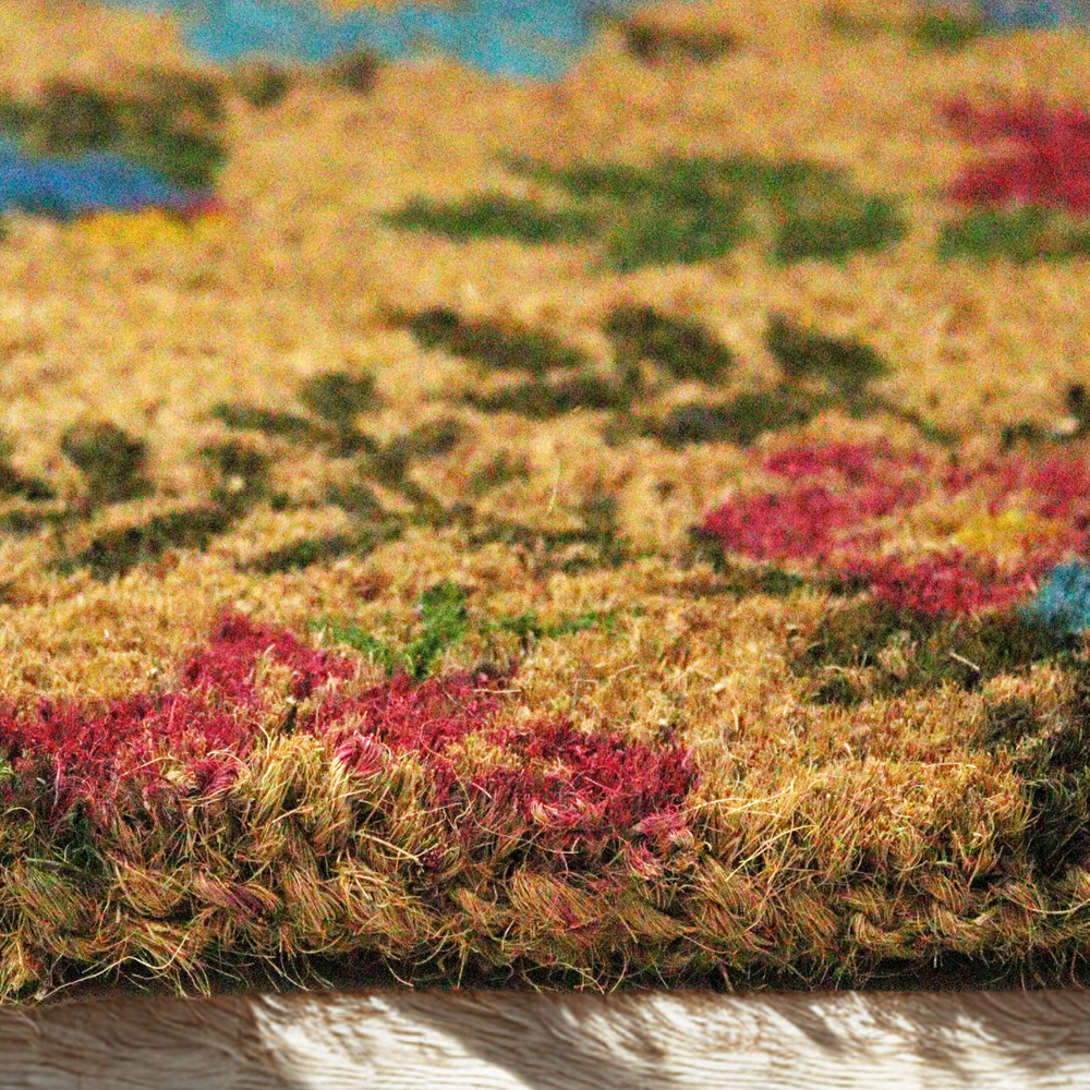 FELPUDO FLORES  45 X 75