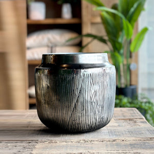 PORTAMACETERO METAL PLATEADO