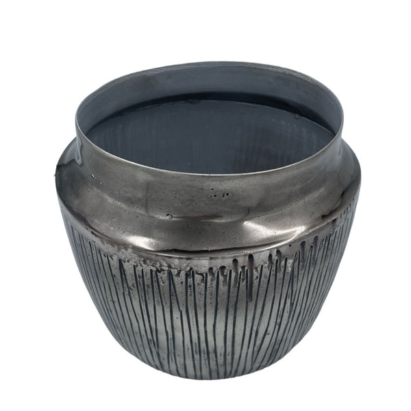 PORTAMACETERO METAL PLATEADO