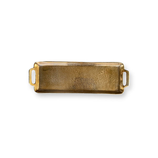 BANDEJA DORADA RECTANGULAR C/ASAS