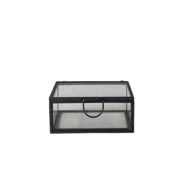 CAJA DE VIDRIO Y METAL XS