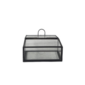 CAJA DE VIDRIO Y METAL XS