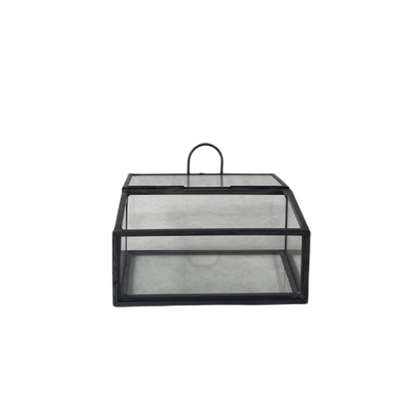 CAJA DE VIDRIO Y METAL XS