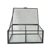 CAJA DE VIDRIO Y METAL M