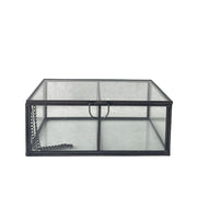 CAJA DE VIDRIO Y METAL M