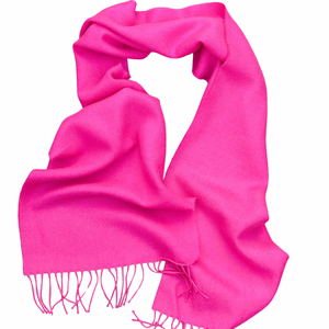 BUFANDA  100% BABY ALPACA COLOR FUCSIA