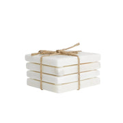 POSAVASO CUADRADO MÁRMOL BLANCO