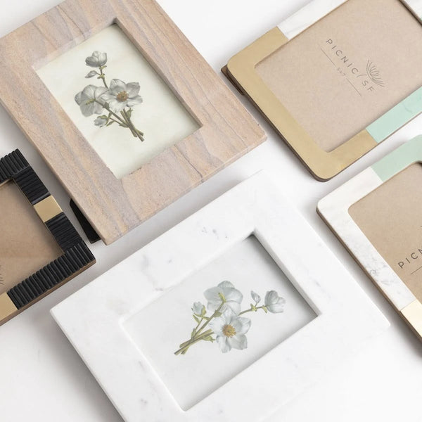 MARCO DE MÁRMOL BLANCO S