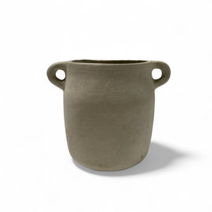 JARRÓN ECO MIX CON ASAS BLANCO S