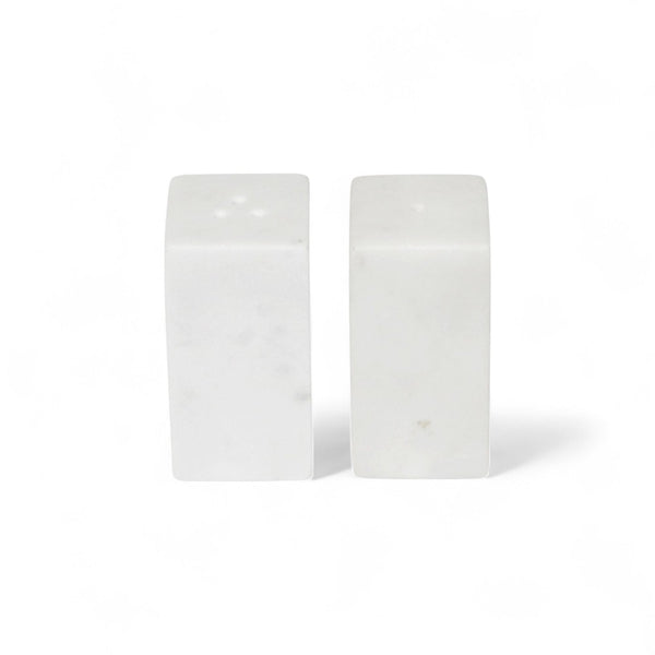 SET SALERO Y PIMENTERO CUADRADO DE MÁRMOL