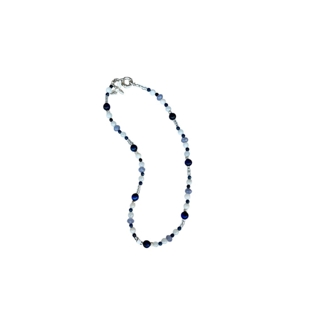 COLLAR NARCISO CORTO AZUL