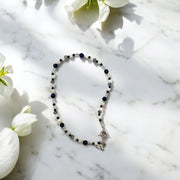 COLLAR NARCISO CORTO AZUL