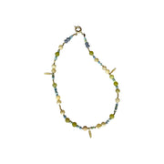 COLLAR NARCISO CORTO VERDE AGUA
