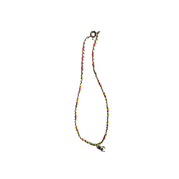 COLLAR AMAPOLA CORTO MULTICOLOR
