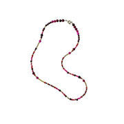 COLLAR FRESIA LARGO FUCSIA SIN BORLA