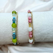 PULSERA ROSA ROSADA CLARO