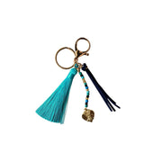 LLAVERO BORLA AZUL