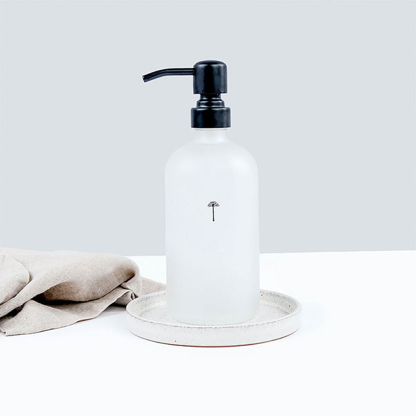 DISPENSADOR LAVALOZA VIDRIO OPACO