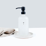 DISPENSADOR LAVALOZA VIDRIO OPACO