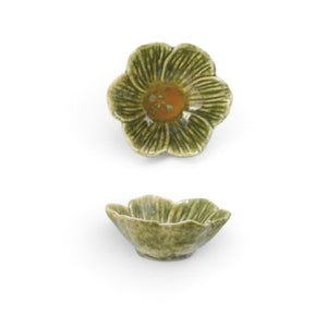 CUENCO DE FLOR ESMALTADA