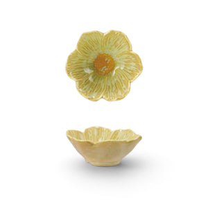 CUENCO DE FLOR ESMALTADA