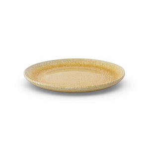 PLATO DE GRES AMARILLO 16.5 CM