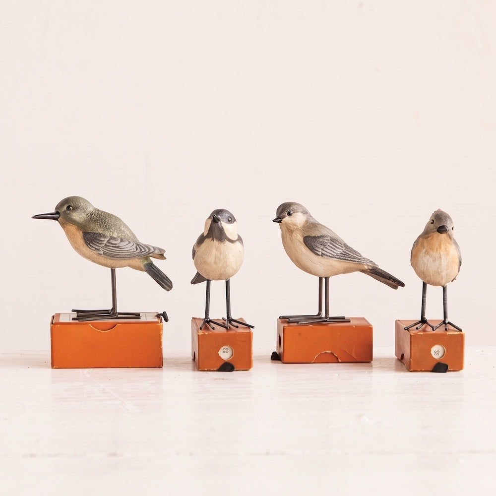 PAJARO CON PATAS DE METAL