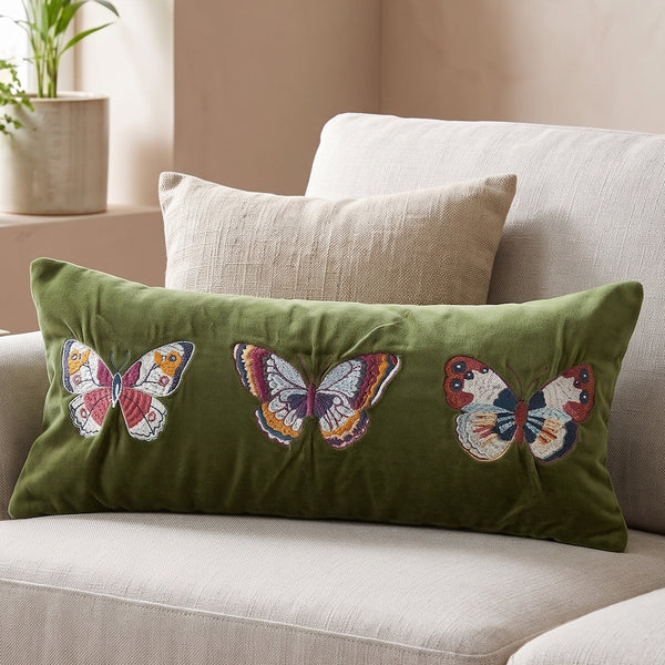 COJÍN DE MARIPOSAS
