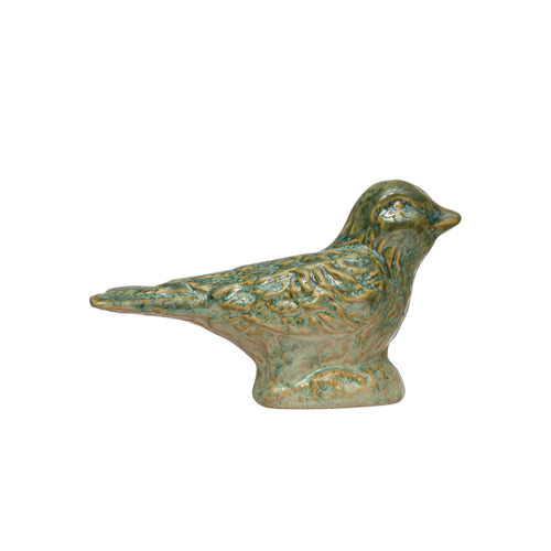 PÁJARO CON RELIEVE VERDE
