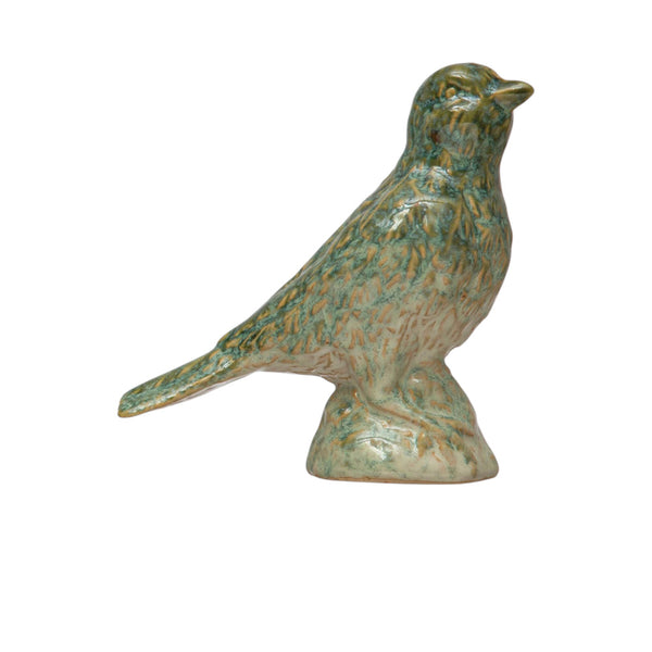 PÁJARO CON RELIEVE VERDE