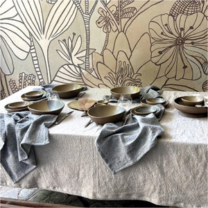 MANTEL SALVAJE TOSTADO 160CM X 240CM