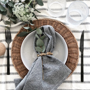 MANTEL MARTIN NEGRO 160CM X 240CM