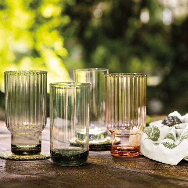 VASO ALTO DE ACRÍLICO VERDE