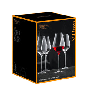 SET COPAS VINOVA BURGUNDY BALLON S/4