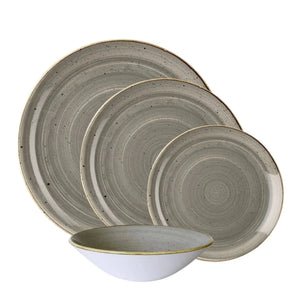 LOZA STONECAST GREY PLATO PAN