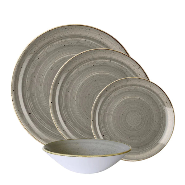 LOZA STONECAST GREY PLATO PAN