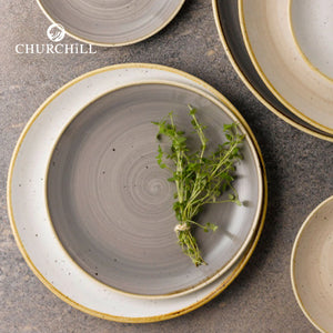 PLATO ENSALADA CHURCHILL EVOLVE GREY 21.7 CM
