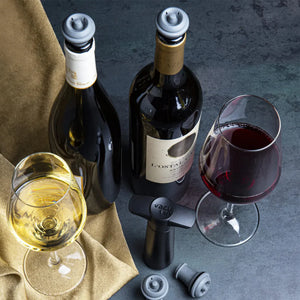 SET 3 TAPONES DE VACÍO PARA VINO COLORES